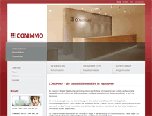 Tablet Screenshot of conimmo.de